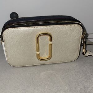 MARC JACOBS Snapshot Blue And Black Small Camera Bag